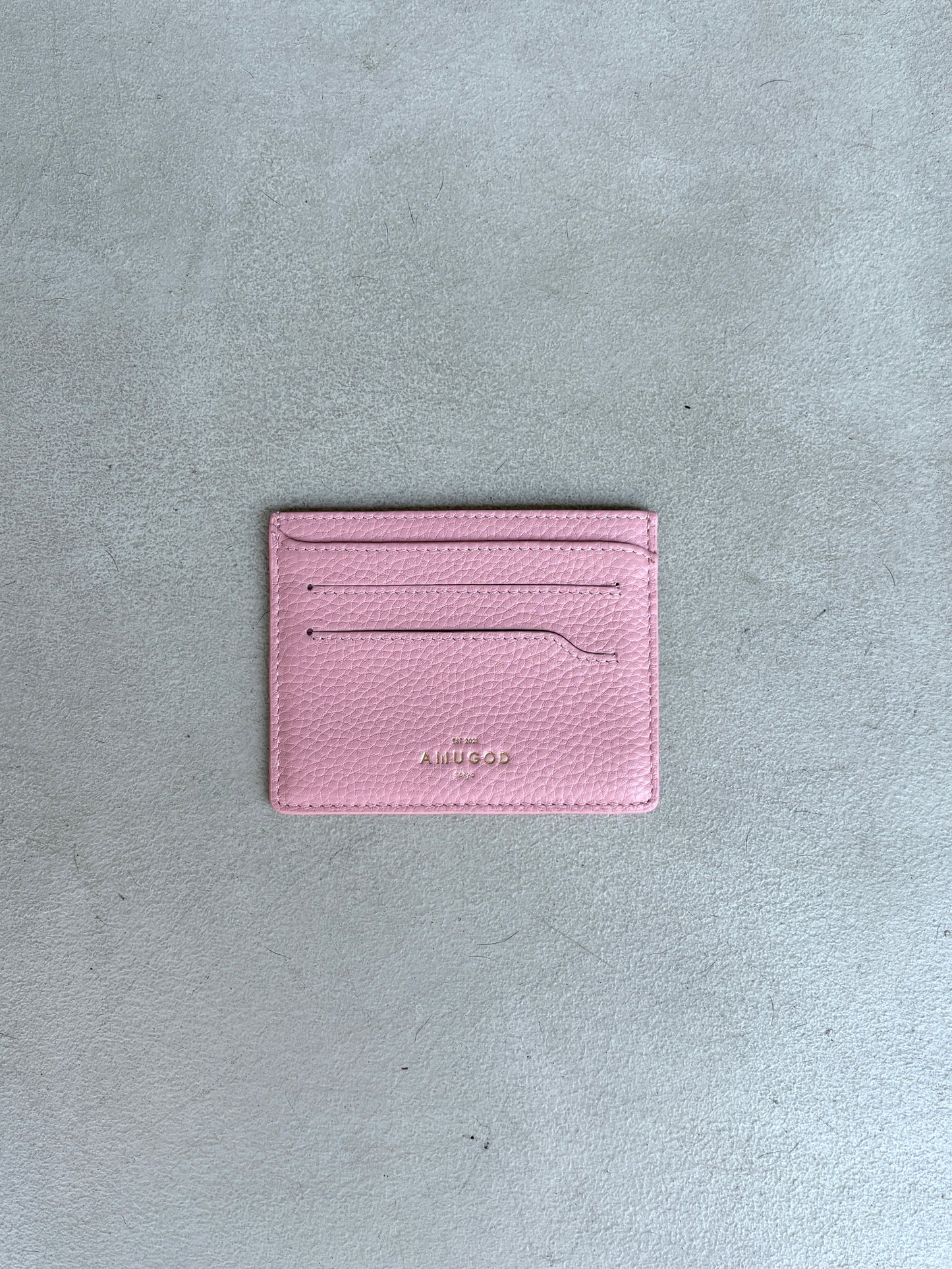 // Leather card case