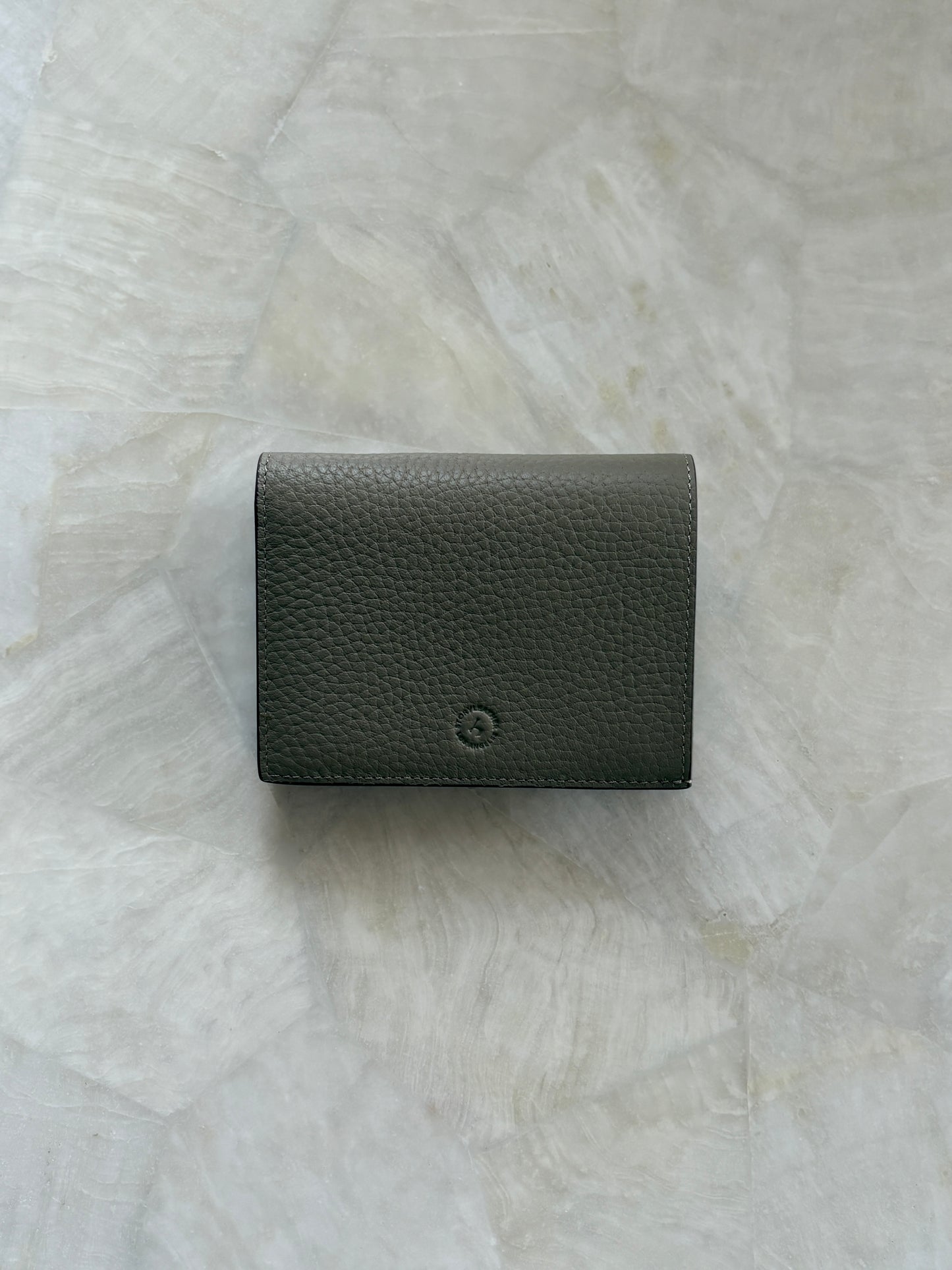 // Leather mini wallet チェーン付